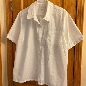 Foxcroft  Classic White Camp Shirt